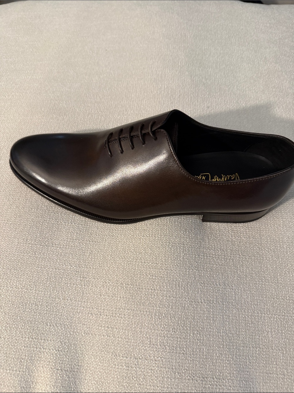NWB Paul Evans The Martin Wholecut Chocolate Leather Oxford Dress Shoe